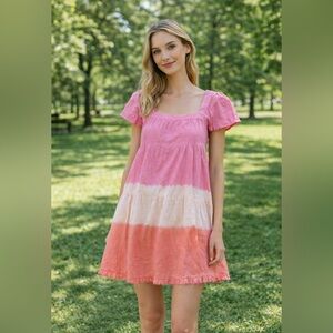 Umgee‎ Pink Mini Dress NWT medium